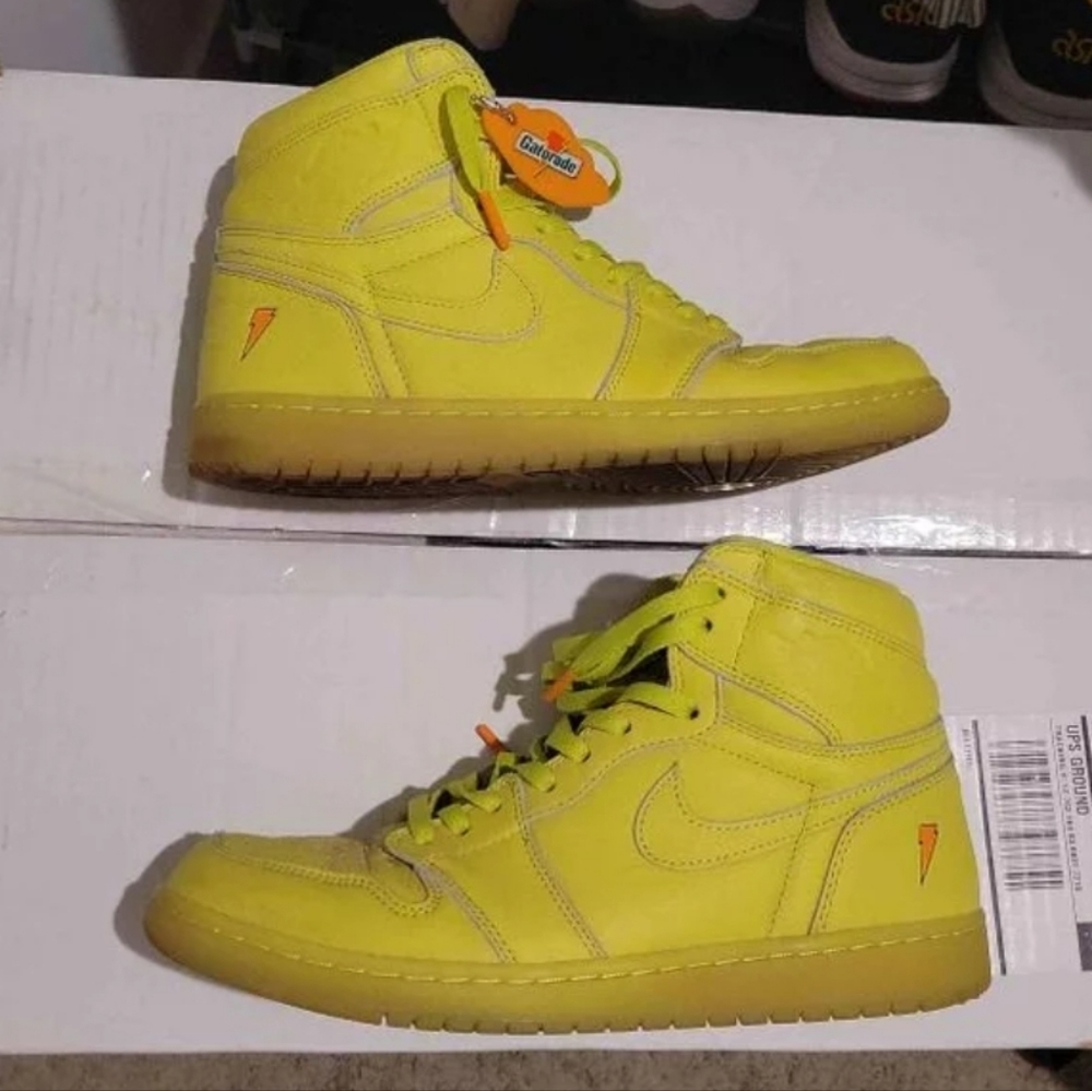 Jordan 1 Gatorade Lime Green